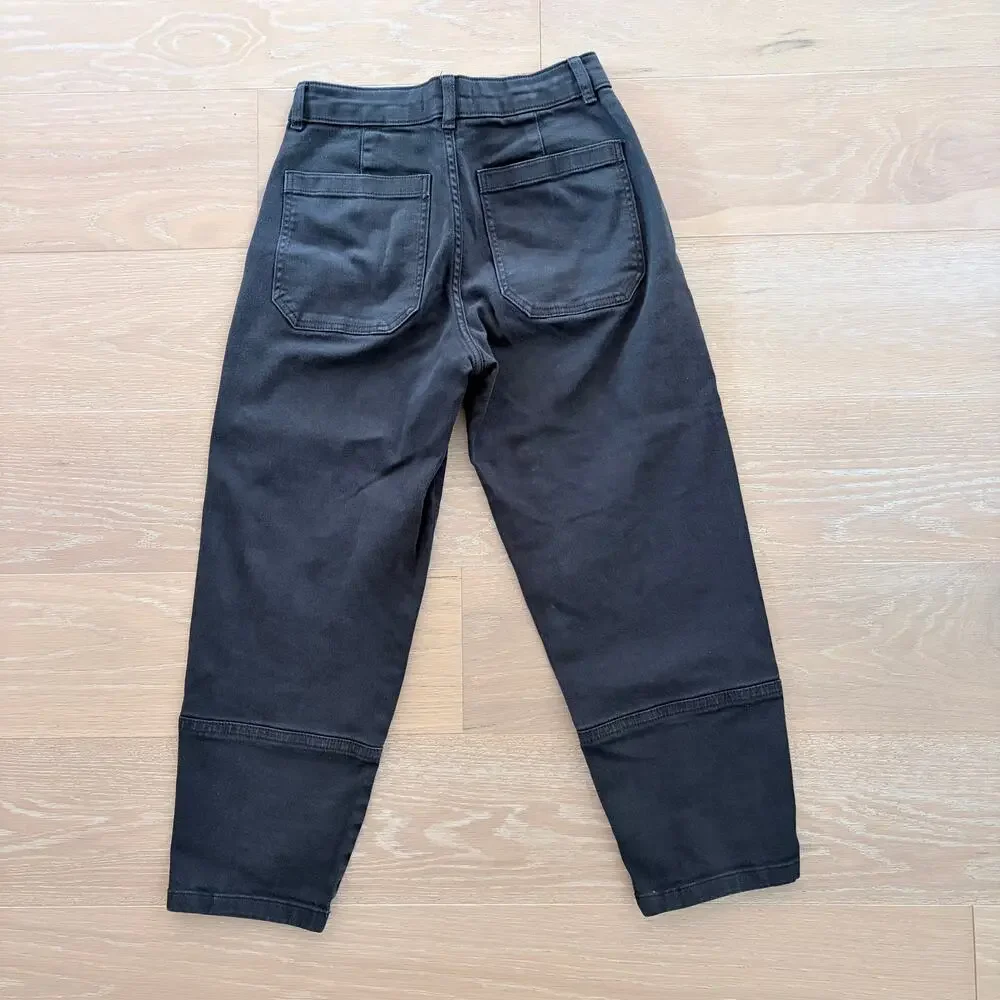 Everlane The Utility Barrel Jean Washed Black sz 2R